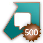 500 Themen gestartet