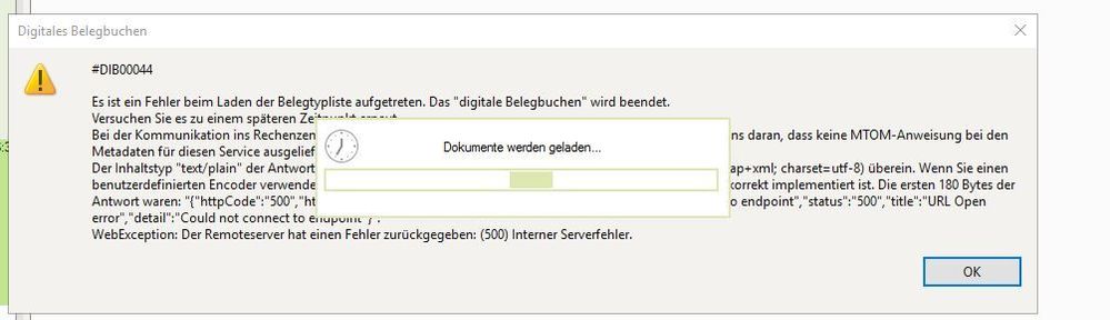 2024-12-03 Fehler Rewe digitale Belegbuchen Ladefehler.JPG