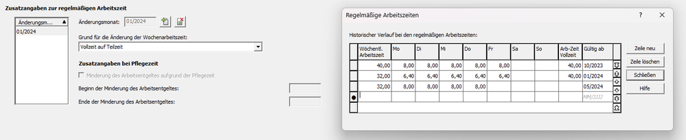 Arbeitszeit System