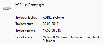 Gleicher Treiber für den (älteren) KAAN SIM III (KOBIL mIDentity light)