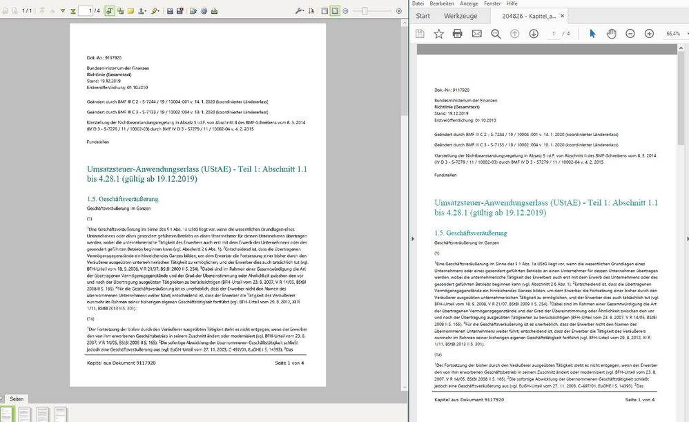Beleganzeige vs Adobe Reader für PDFs.JPG